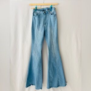 Jazz Denim extreme flare bell bottom women’s jeans jeans M